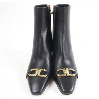 Salvatore Ferragamo Ankle Boots Lambskin Black 5.5
