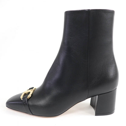 Salvatore Ferragamo Ankle Boots Lambskin Black 5.5