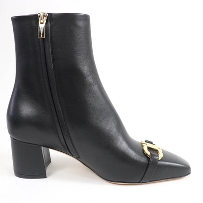 Salvatore Ferragamo Ankle Boots Lambskin Black 5.5