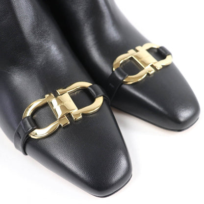 Salvatore Ferragamo Ankle Boots Lambskin Black 5.5