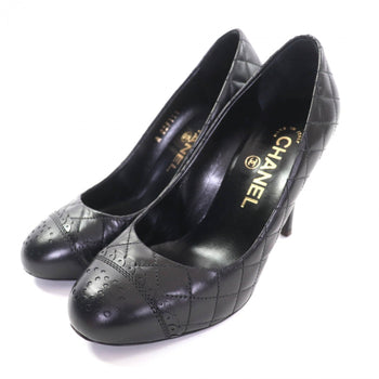 Chanel Pumps G29111 Leather Black 35.5