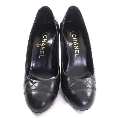 Chanel Pumps G29111 Leather Black 35.5