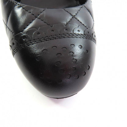 Chanel Pumps G29111 Leather Black 35.5