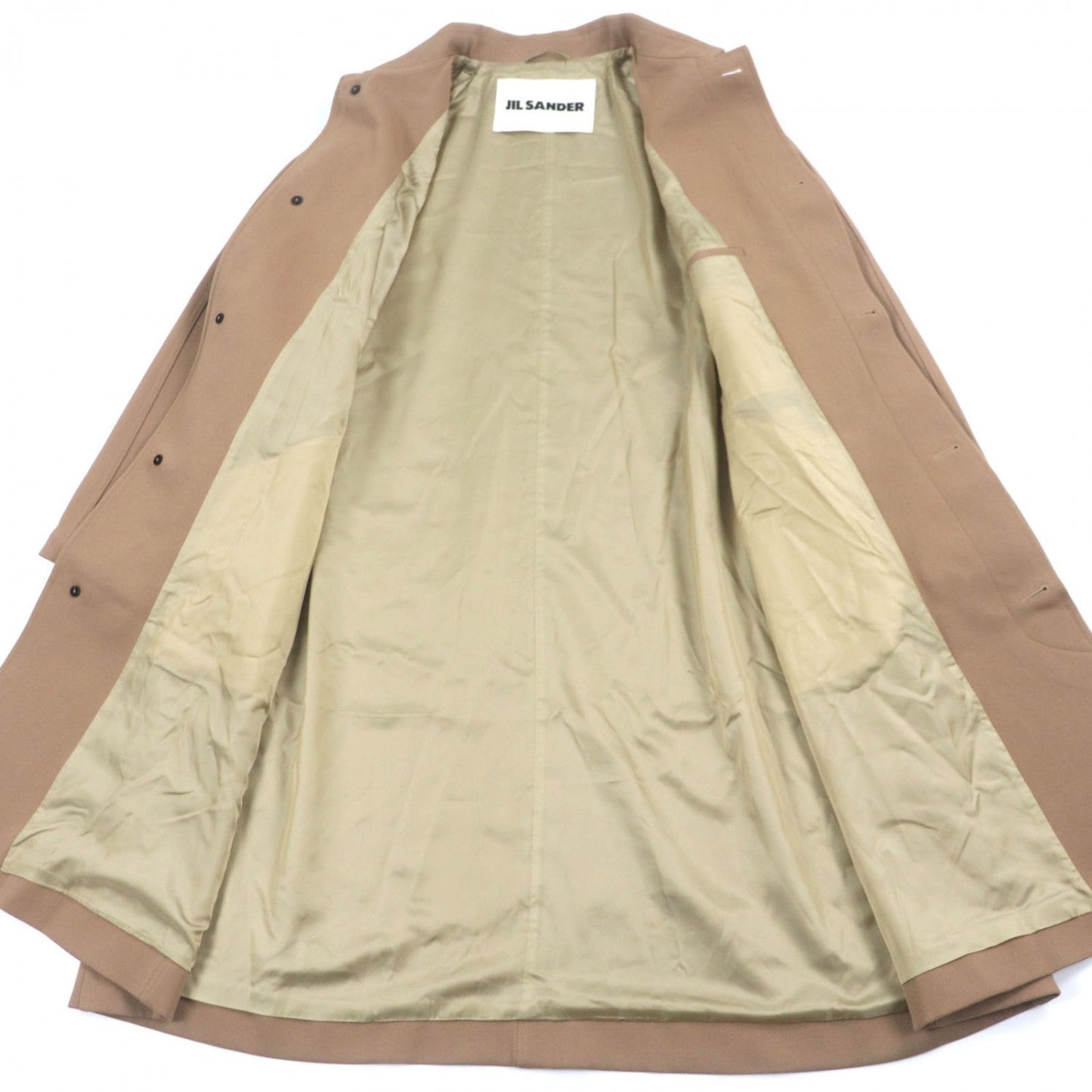 Jil Sander Stainless Collar Coat Jsmr431201 Wool Brown 46