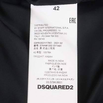 Dsquared2 Riders Jacket S74Am1202 Sheep Leather Black 42