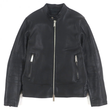 Dsquared2 Riders Jacket S74Am1202 Sheep Leather Black 42