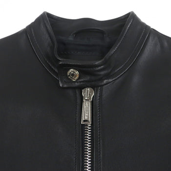 Dsquared2 Riders Jacket S74Am1202 Sheep Leather Black 42