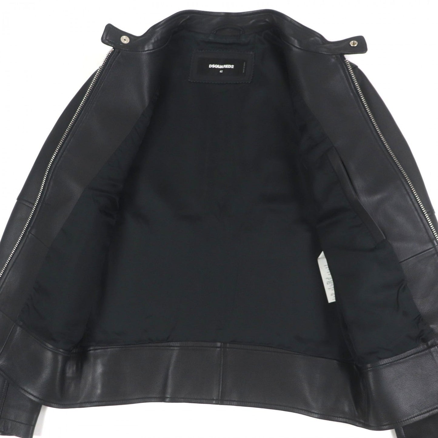 Dsquared2 Riders Jacket S74Am1202 Sheep Leather Black 42