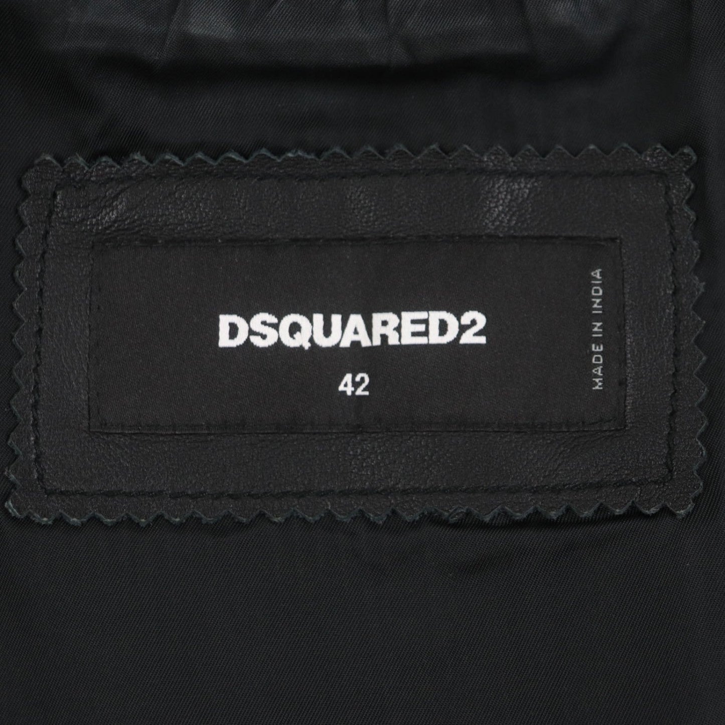Dsquared2 Riders Jacket S74Am1202 Sheep Leather Black 42