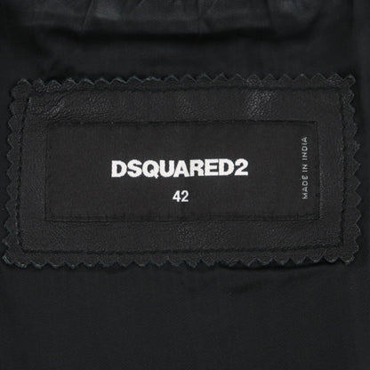 Dsquared2 Riders Jacket S74Am1202 Sheep Leather Black 42