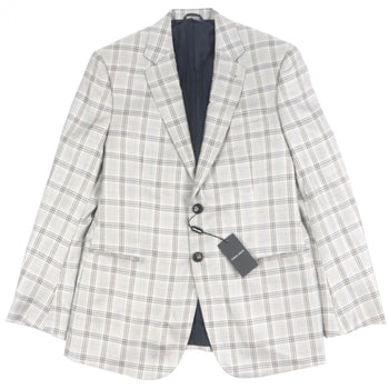 Giorgio Armani Tailored Jacket Silk Gray Taylor 50