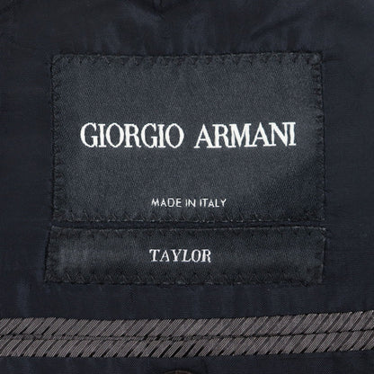 Giorgio Armani Tailored Jacket Silk Gray Taylor 50