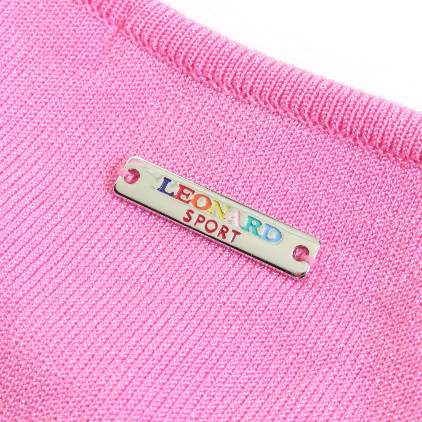 Leonard Sport Ensemble Rayon Pink Multicolor 42
