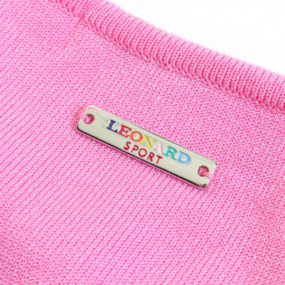 Leonard Sport Ensemble Rayon Pink Multicolor 42