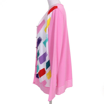 Leonard Sport Ensemble Rayon Pink Multicolor 42