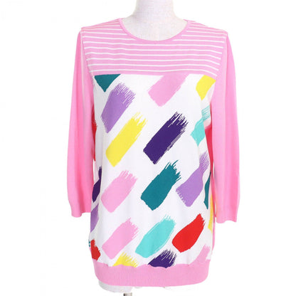 Leonard Sport Ensemble Rayon Pink Multicolor 42