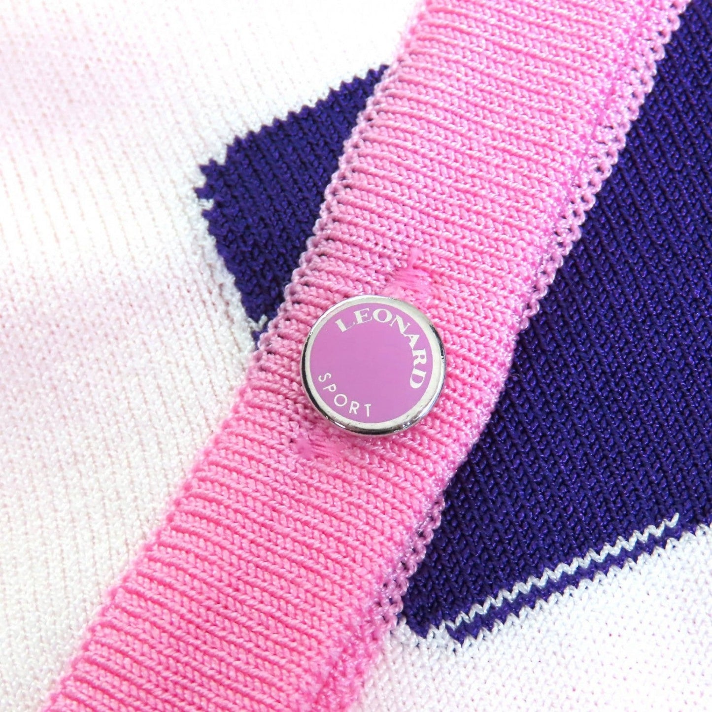 Leonard Sport Ensemble Rayon Pink Multicolor 42