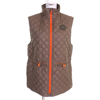 Hermes Vest 4E0267Dr Polyester Brown Orange 36