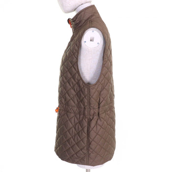 Hermes Vest 4E0267Dr Polyester Brown Orange 36
