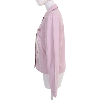 Miumiu Long Sleeve Shirt Mk1888 Cotton Pink Poplin 36