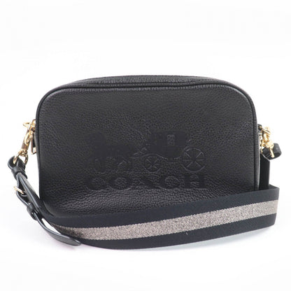 Coach Shoulder Bag 75818 Leather Black
