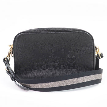 Coach Shoulder Bag 75818 Leather Black