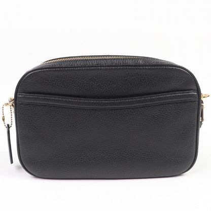 Coach Shoulder Bag 75818 Leather Black