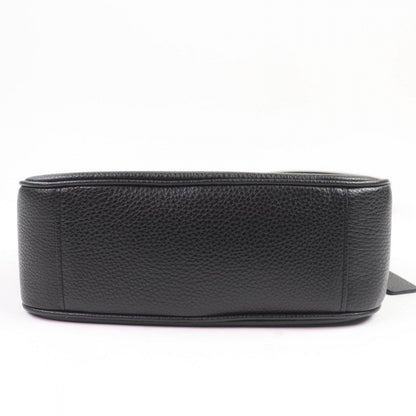 Coach Shoulder Bag 75818 Leather Black