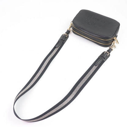 Coach Shoulder Bag 75818 Leather Black