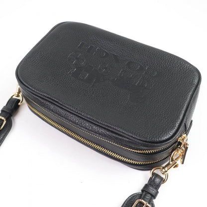 Coach Shoulder Bag 75818 Leather Black