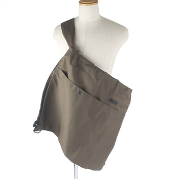 Issey Miyake Men Shoulder Bag Me81-Ag550-65 Polyester Khaki Kasaya