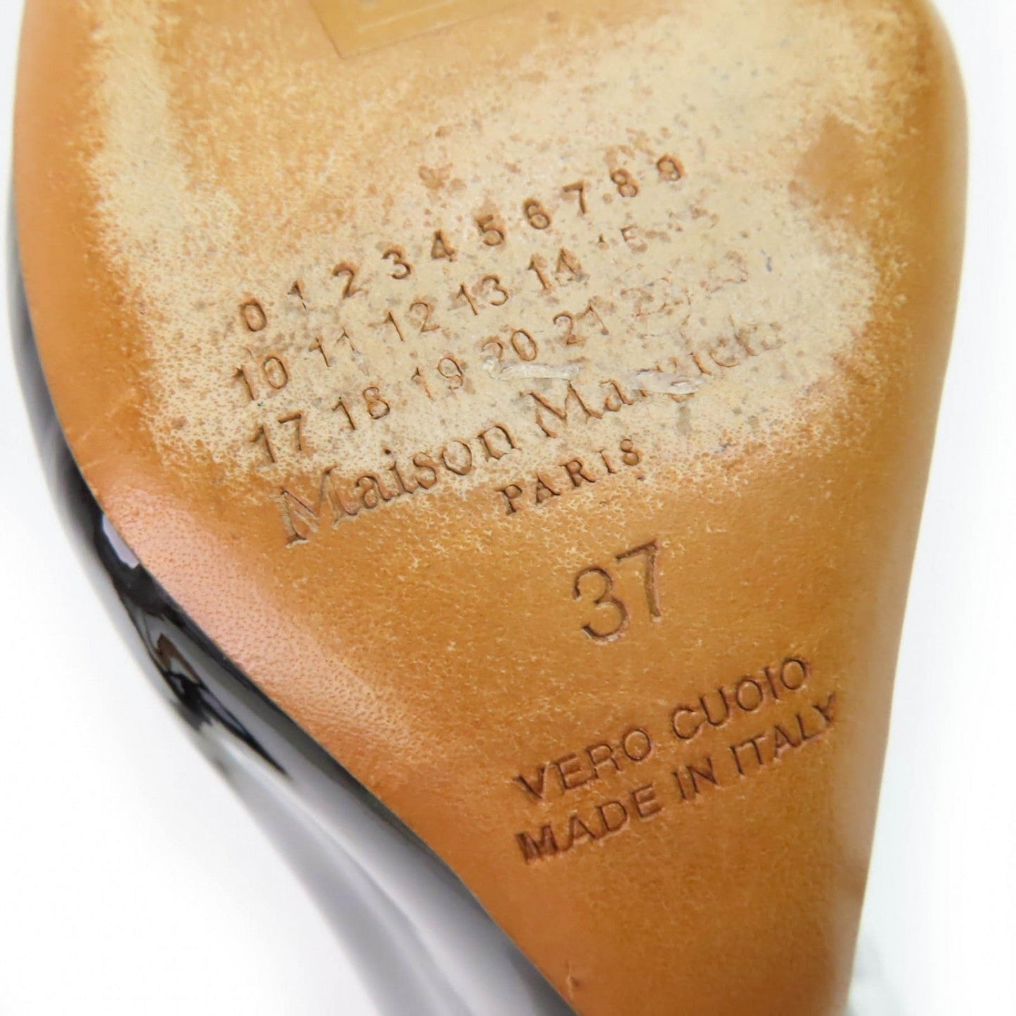 Maison Margiela Pumps 58Wl0073 Patent Leather Black 37