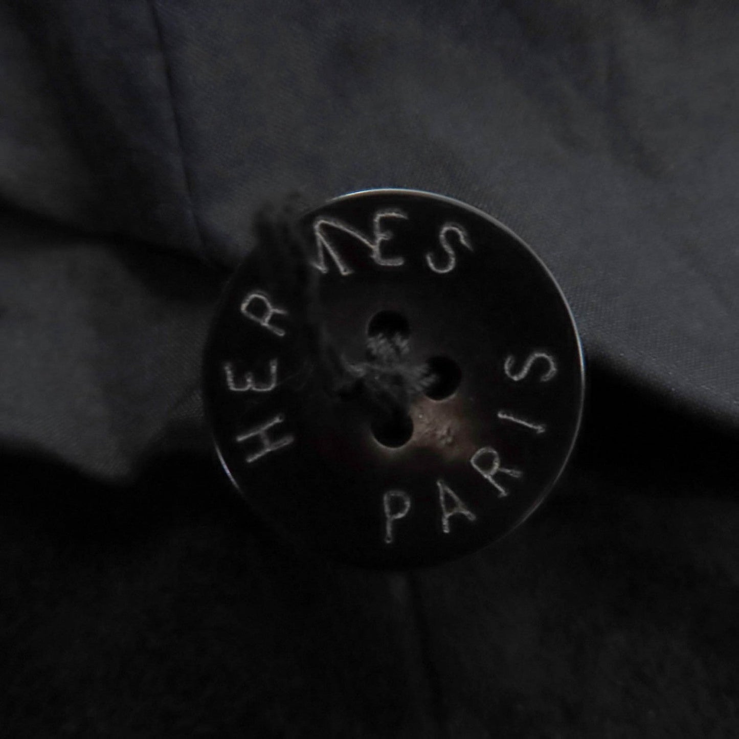 Hermes Tailored Jacket Suede Leather Black Brown 36