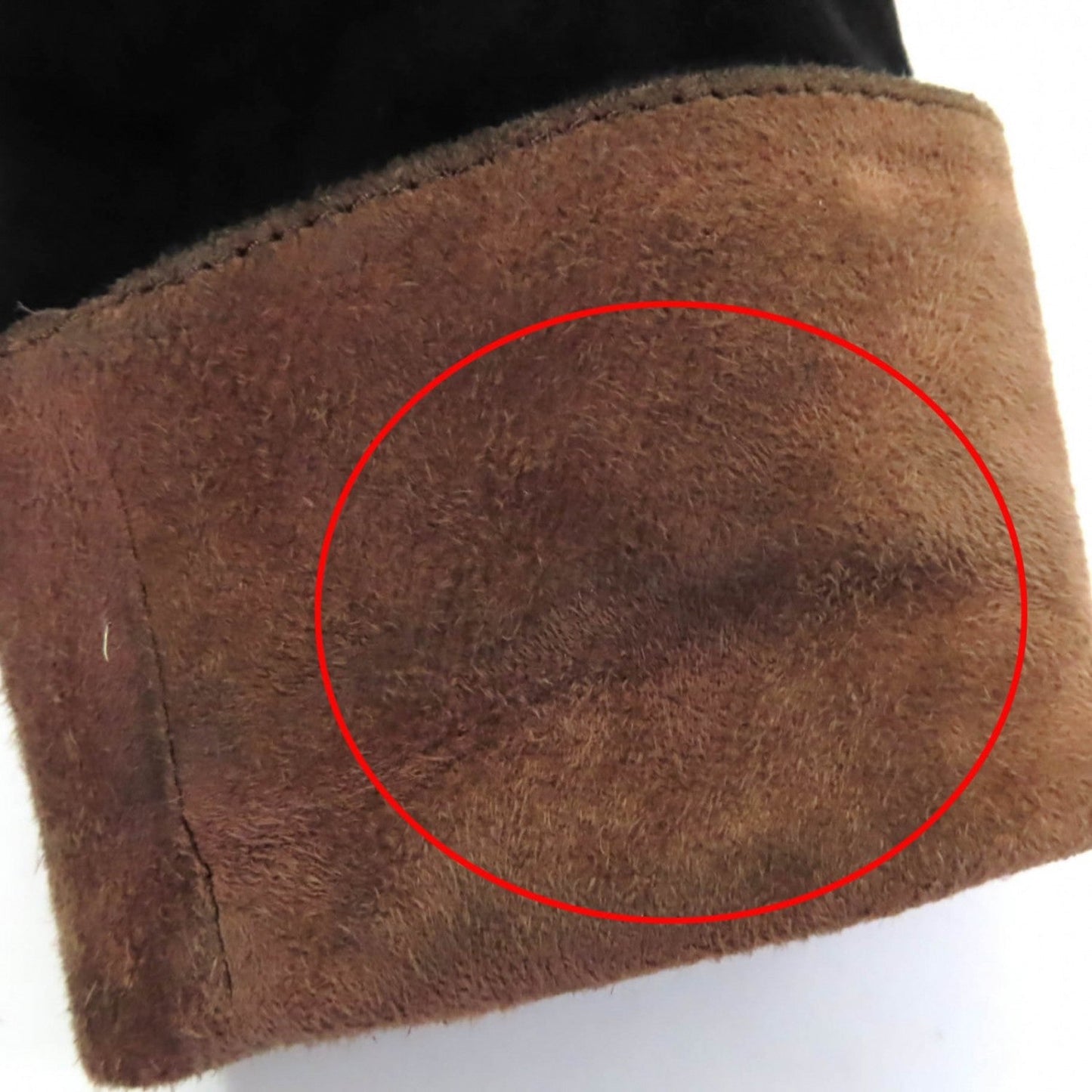 Hermes Tailored Jacket Suede Leather Black Brown 36