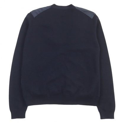 Prada Cardigan Smc381 Wool Navy 50