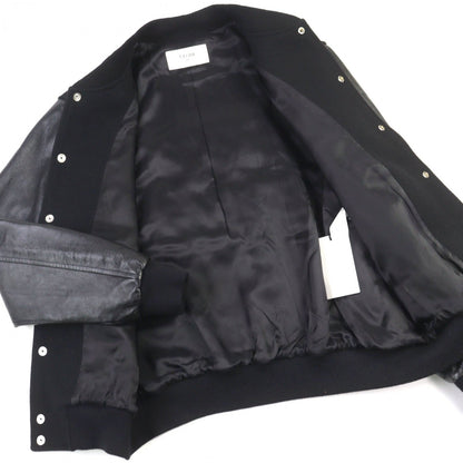 Celine Jacket 2V09M896C Wool Black Boy Doll Teddy Jacket 50