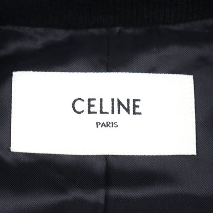 Celine Jacket 2V09M896C Wool Black Boy Doll Teddy Jacket 50