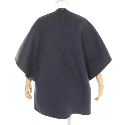 Louis Vuitton Coat Fgc038Qwe Wool Charcoal Gray 34