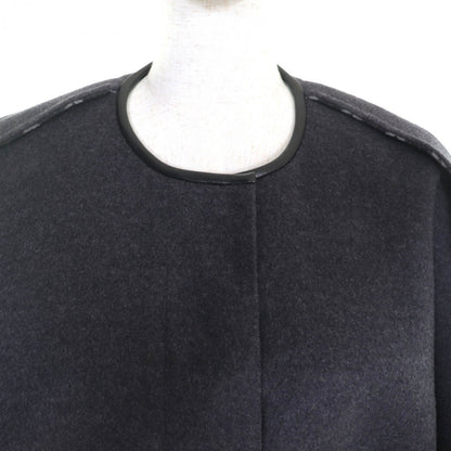 Louis Vuitton Coat Fgc038Qwe Wool Charcoal Gray 34
