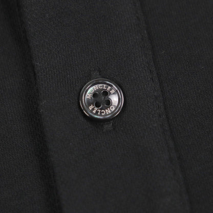 Moncler Short Sleeve Polo Shirt Cotton Black L