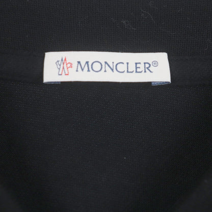 Moncler Short Sleeve Polo Shirt Cotton Black L