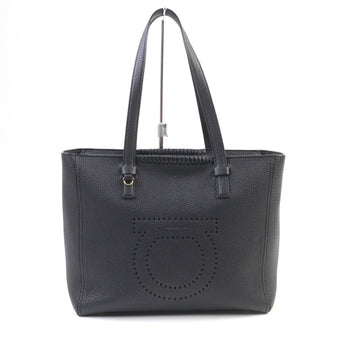 Salvatore Ferragamo Tote Bag 21 G714 Calf Leather Black Marta Nero