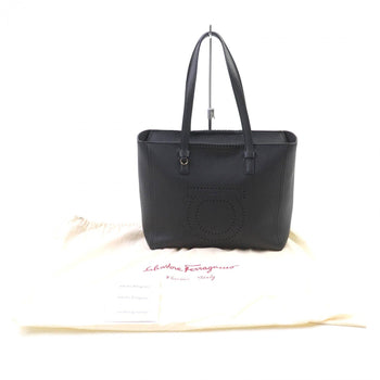 Salvatore Ferragamo Tote Bag 21 G714 Calf Leather Black Marta Nero