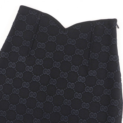 Gucci Skirt 747361 Rayon Black Xs