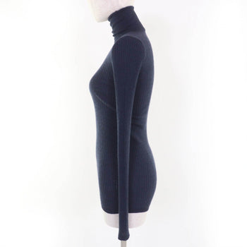 Hermes Knit Cashmere Navy 34