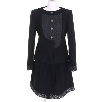 Chanel Setup P51026/P51112 Cotton Black Jacket
