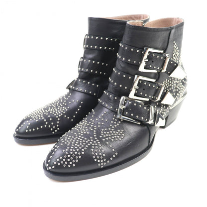 Chloe Ankle Boots Leather Black Susanna 35