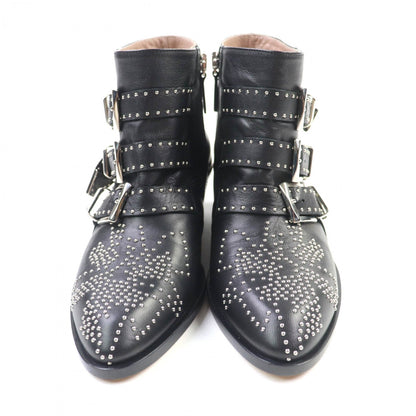 Chloe Ankle Boots Leather Black Susanna 35
