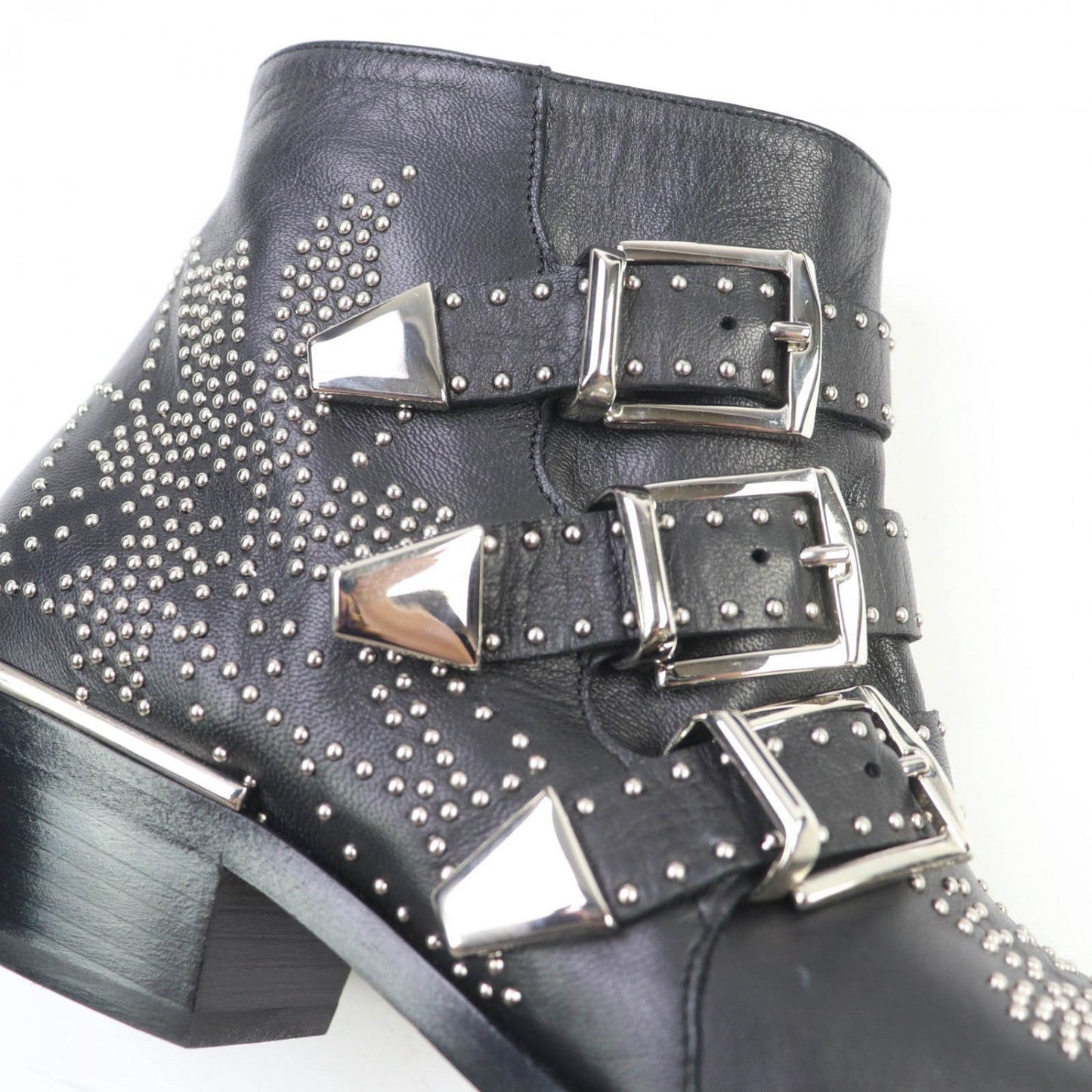 Chloe Ankle Boots Leather Black Susanna 35