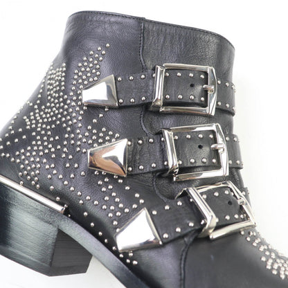 Chloe Ankle Boots Leather Black Susanna 35
